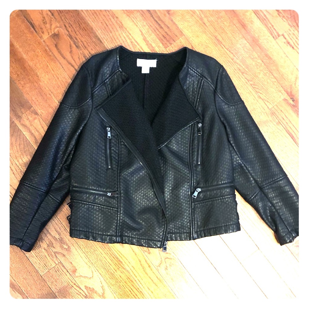 Plus Size Moto Jacket